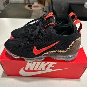 NIKE Air VaporMax 2021 Flyknit Black Training Running Shoes Women.